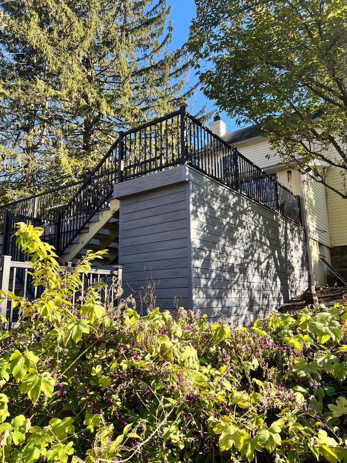 Professional deck installation