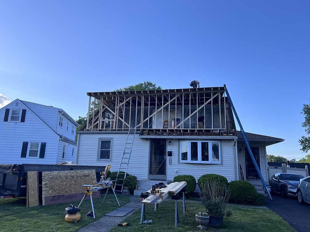 Addition construction in progress