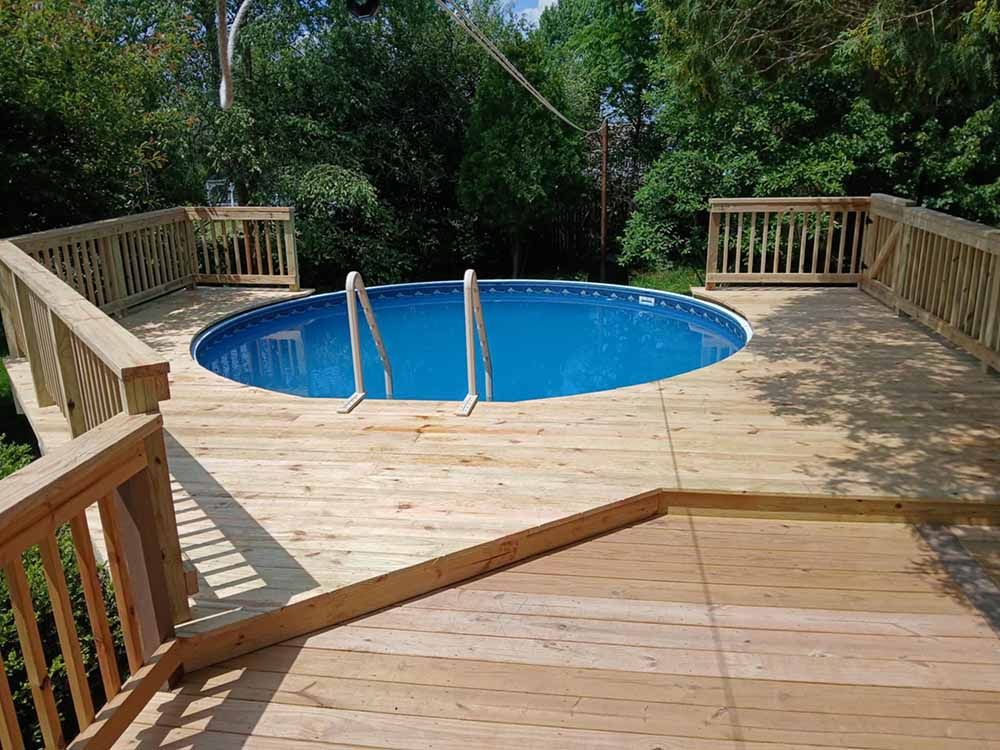 Pool deck by Hothouse Construction