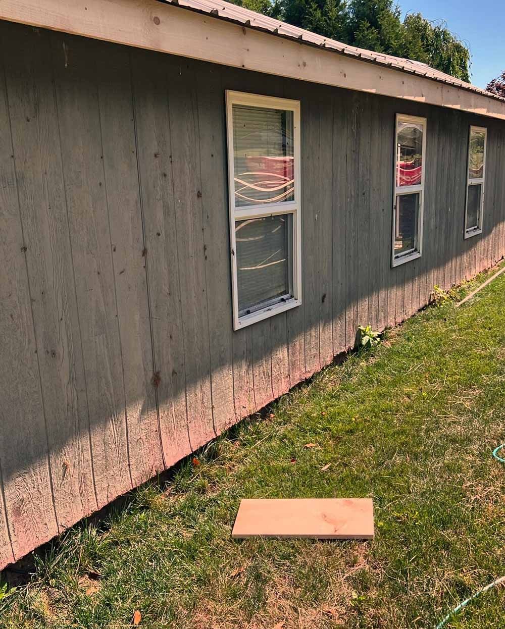 Before siding replacement project